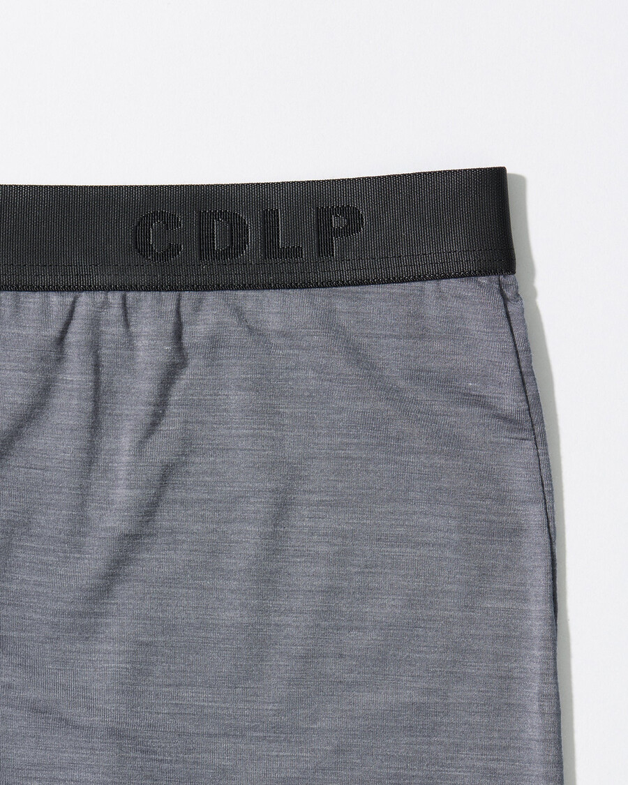 herrboxershorts i merinoblandning i gråmelerad färg handla nu — cdlp
