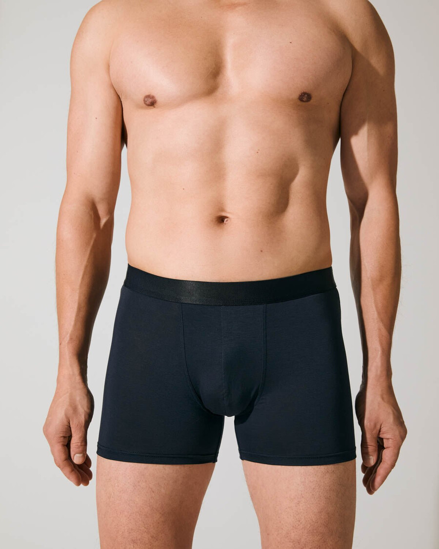 herrboxershorts i mörkblått handla nu — cdlp