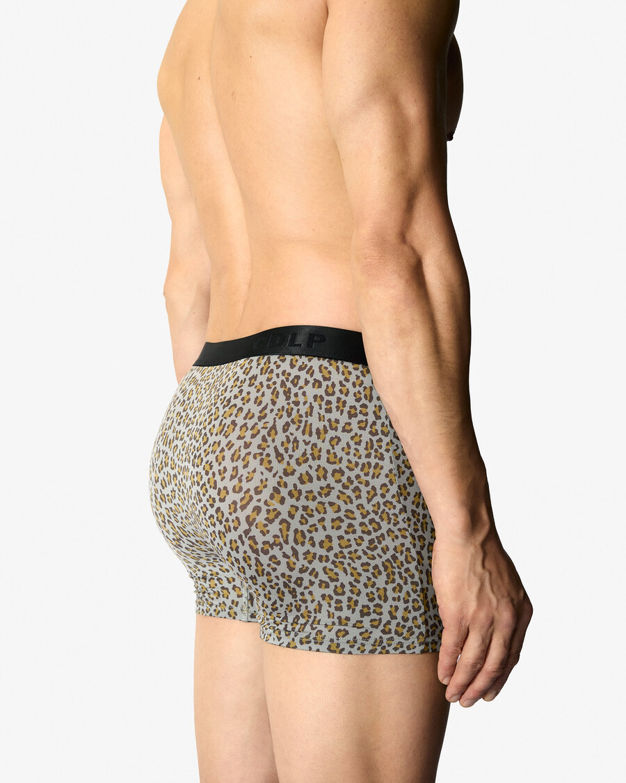12 × herrboxershorts i svart vitt mocka leopard handla nu — cdlp