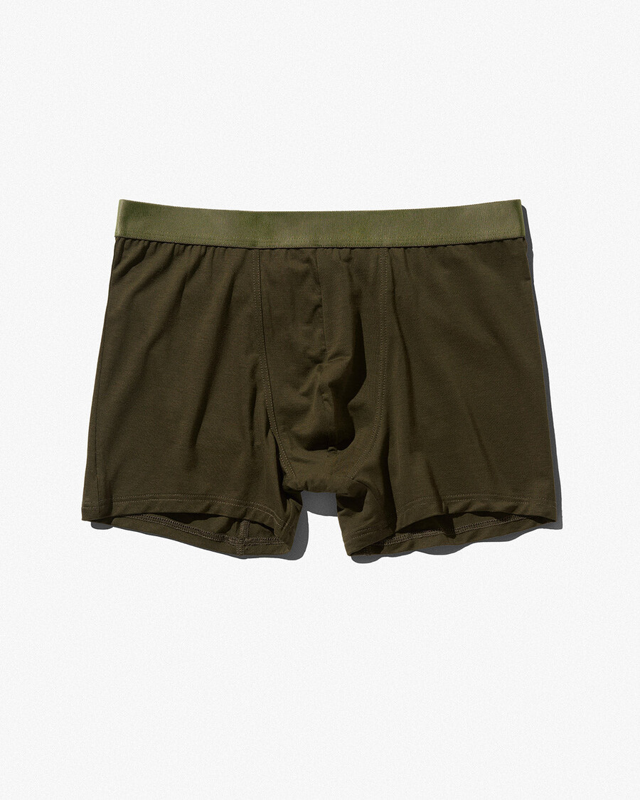herrboxershorts i olivgrönt handla nu — cdlp