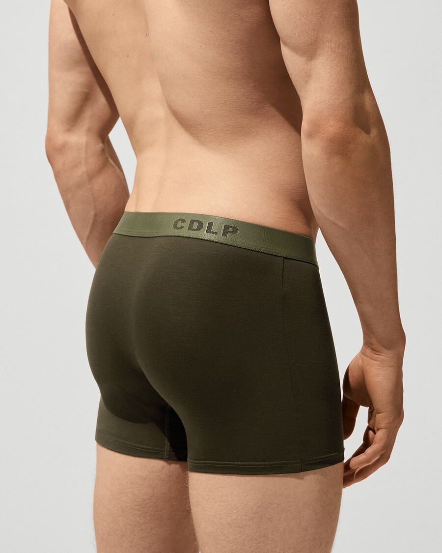 3 × herrboxershorts i svart vitt olivgrönt handla nu — cdlp