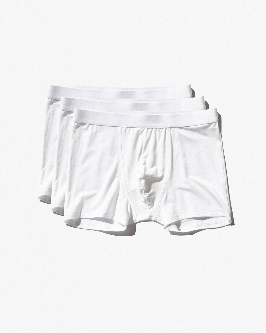 12 × herrboxershorts i vitt handla nu — cdlp