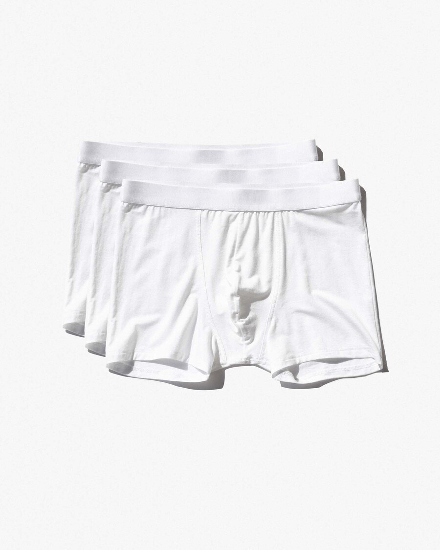 3 × herrboxershorts i vitt handla nu — cdlp