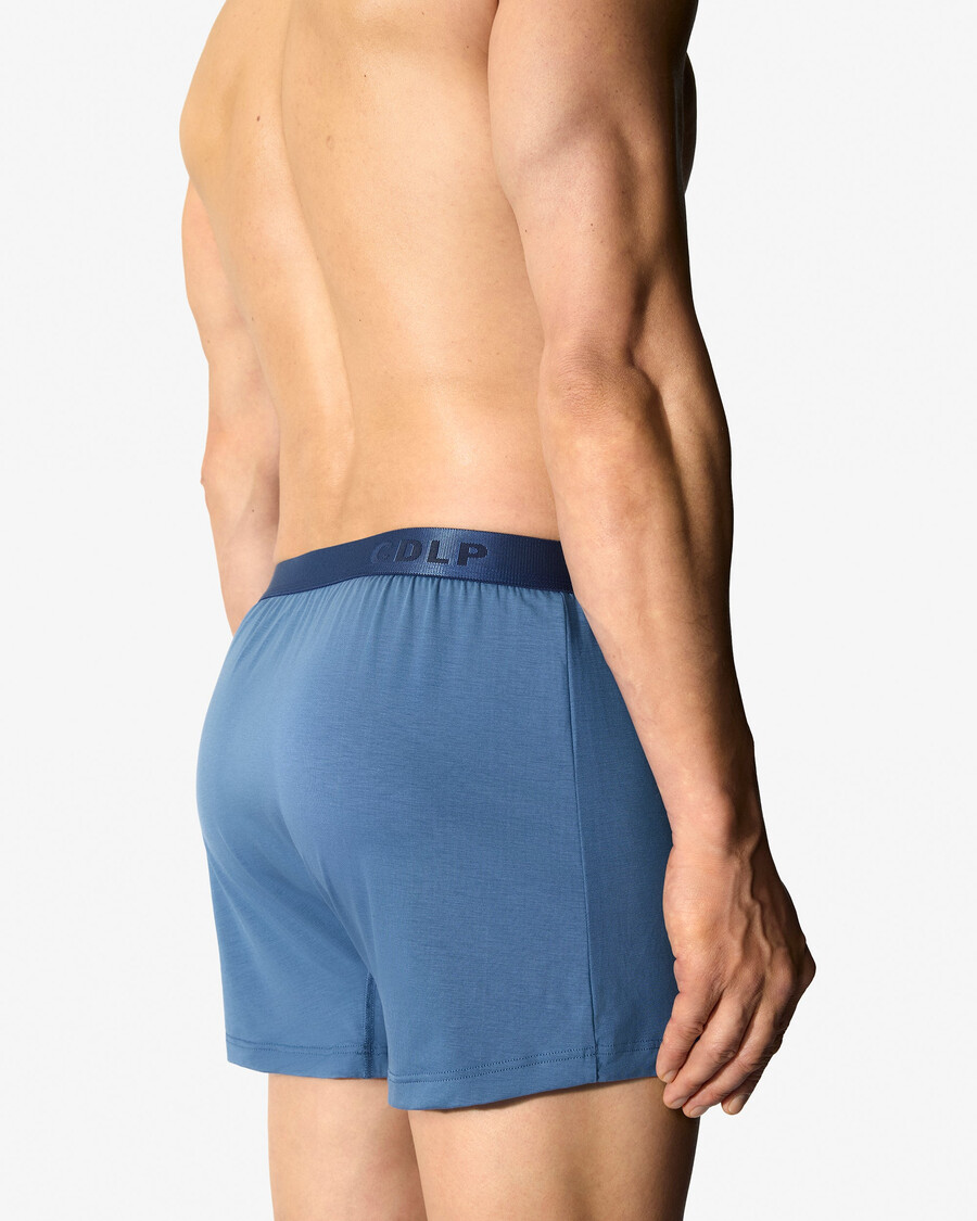 12 × herrboxershorts i azurblått handla nu — cdlp