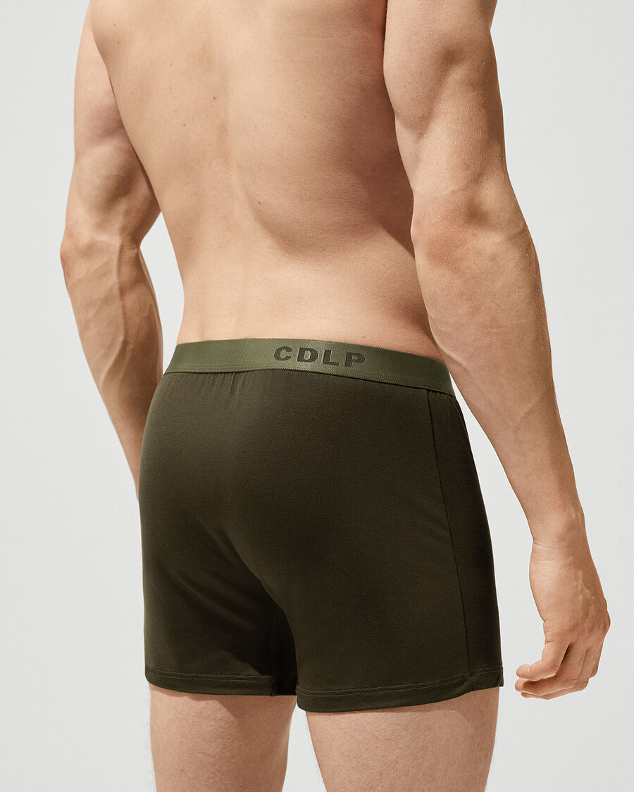herrboxershorts i olivgrönt handla nu — cdlp