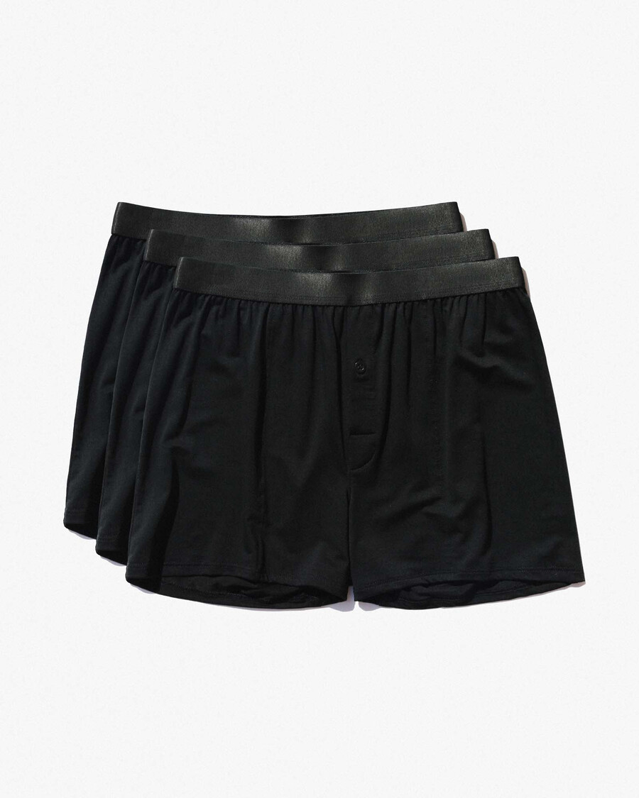 3 × herrboxershorts i svart handla nu — cdlp