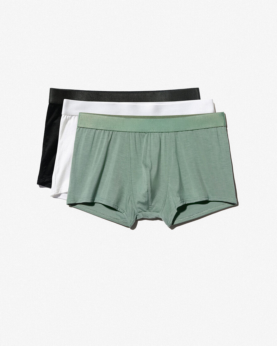 12 × herrboxershorts i svart vitt salvia handla nu — cdlp