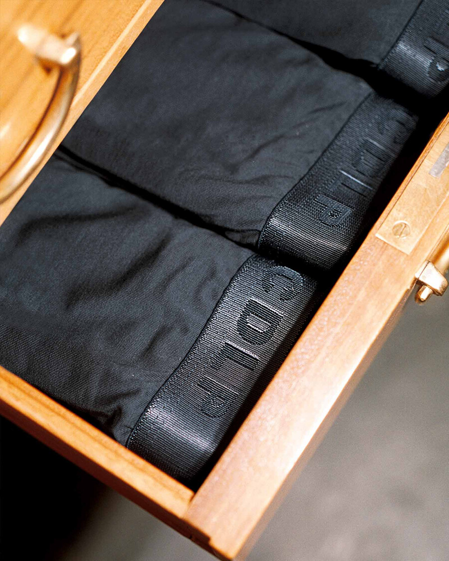 6 × herrboxershorts i svart handla nu — cdlp