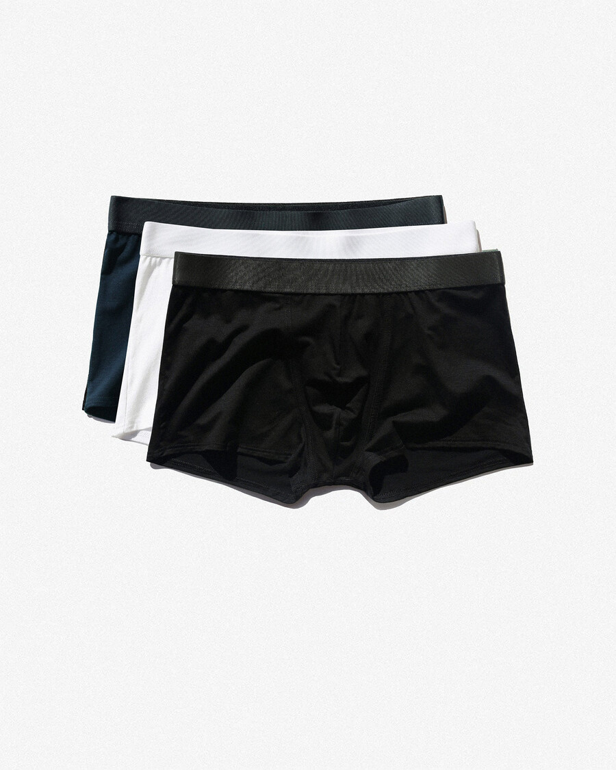 12 × herrboxershorts i svart vitt mörkblått handla nu — cdlp