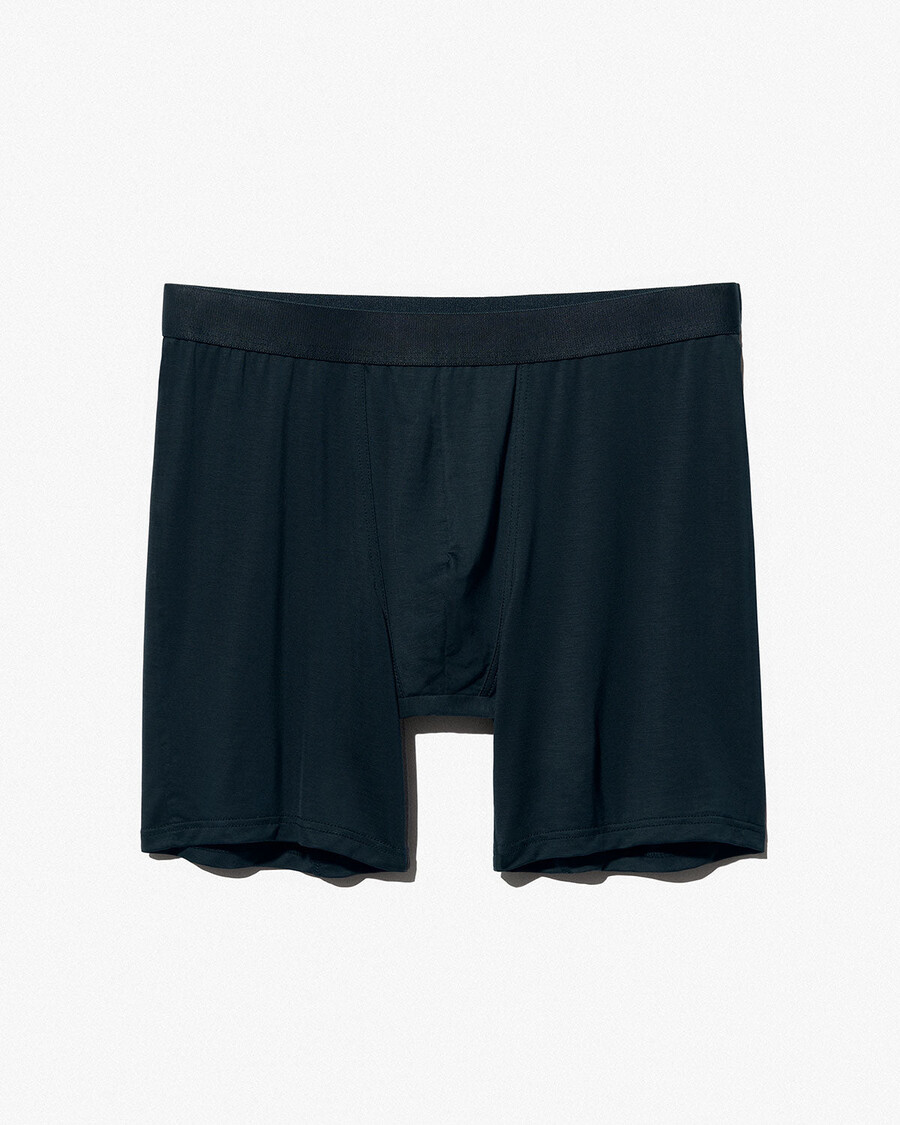 12 × herrboxershorts långa i svart mörk marinblå salvia handla nu — cdlp