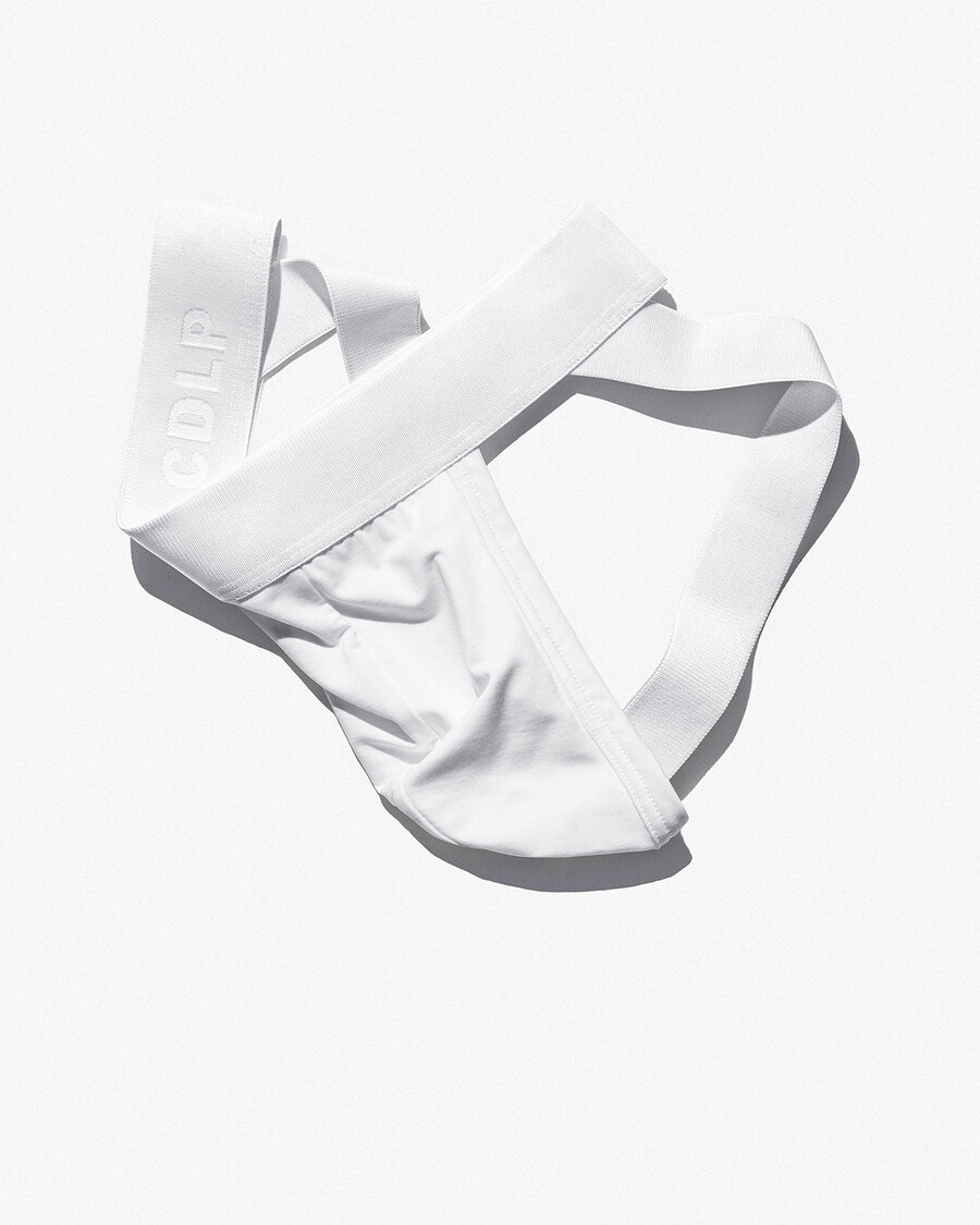 2 x herr jockstraps i vitt handla nu — cdlp