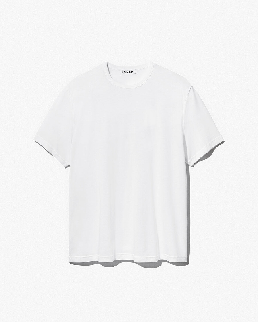 lättvikts-t-shirt för män i vitt handla nu — cdlp