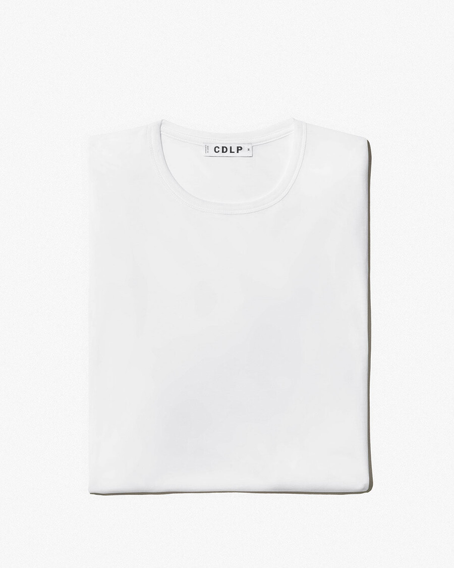 lättvikts-t-shirt för män i vitt handla nu — cdlp