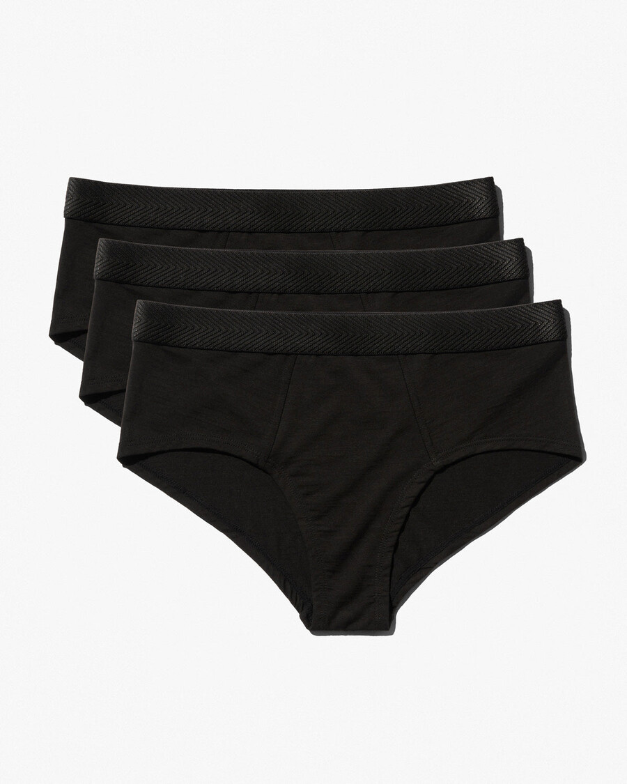 3 x dam merino mix hipster i svart handla nu — cdlp
