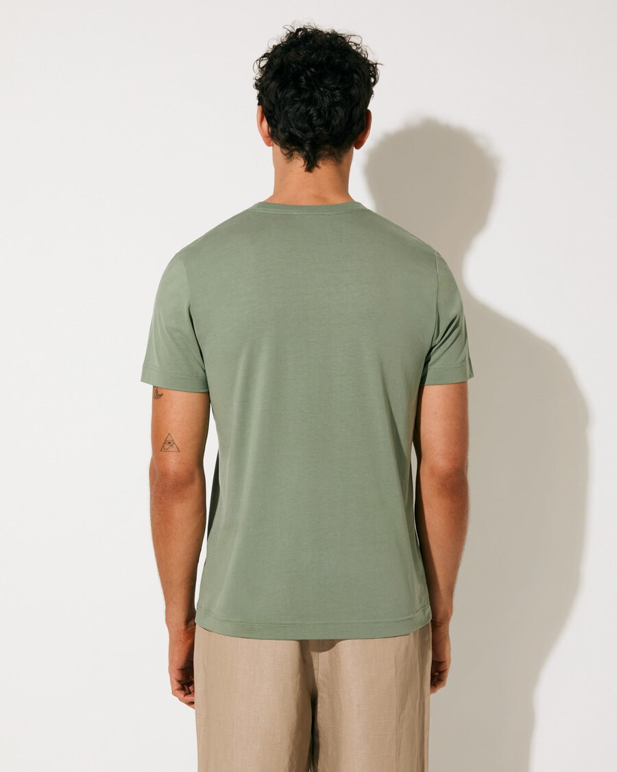 3 x herr mellanvikts-t-shirt i salvia handla nu — cdlp