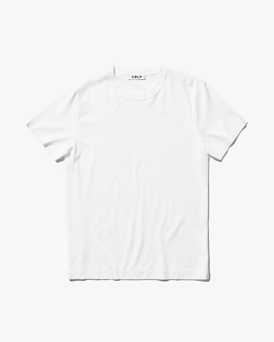 herrmellanvikts-t-shirt i vitt handla nu — cdlp