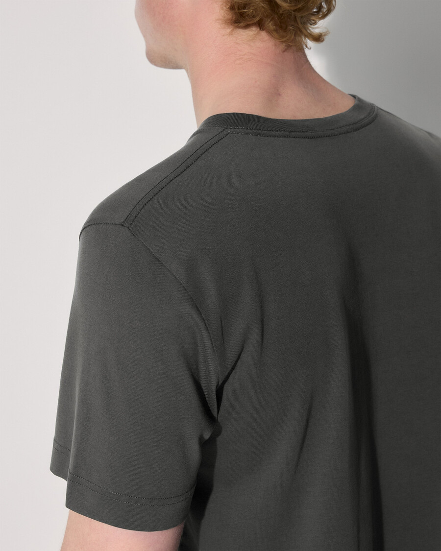3 x herr mellanvikts-t-shirt i antracitgrå handla nu — cdlp