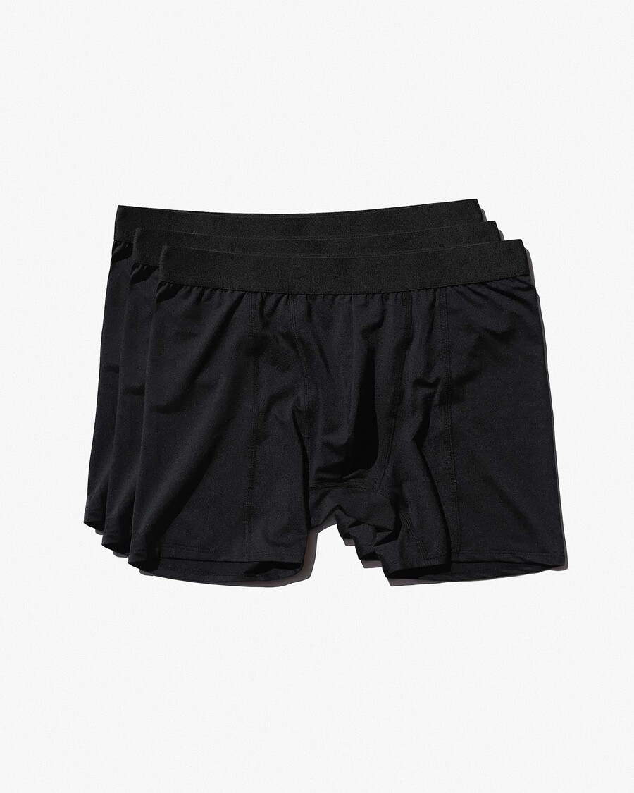 3 × herr performance boxer brief i svart handla nu — cdlp