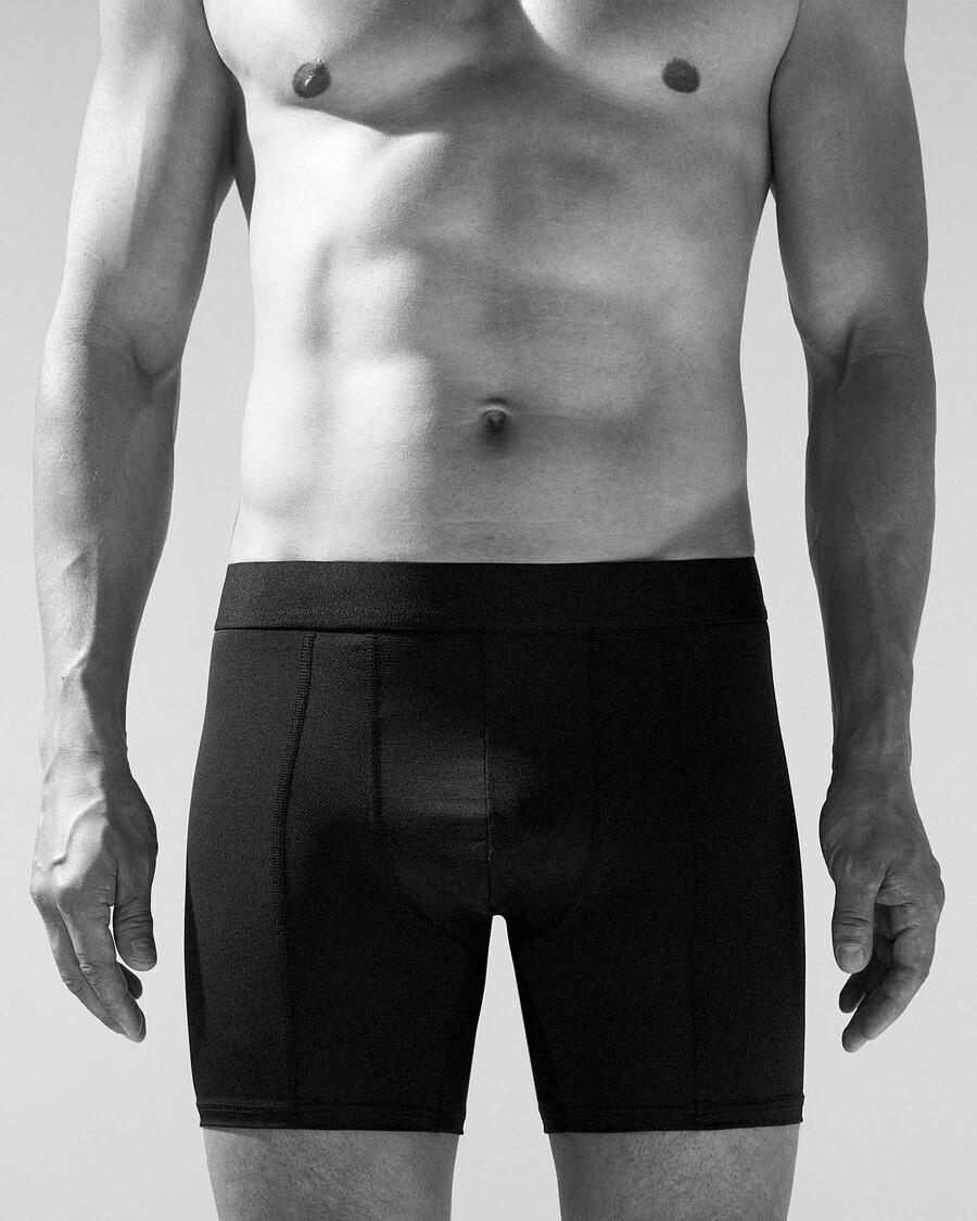 3 × herr performance boxer brief i svart handla nu — cdlp