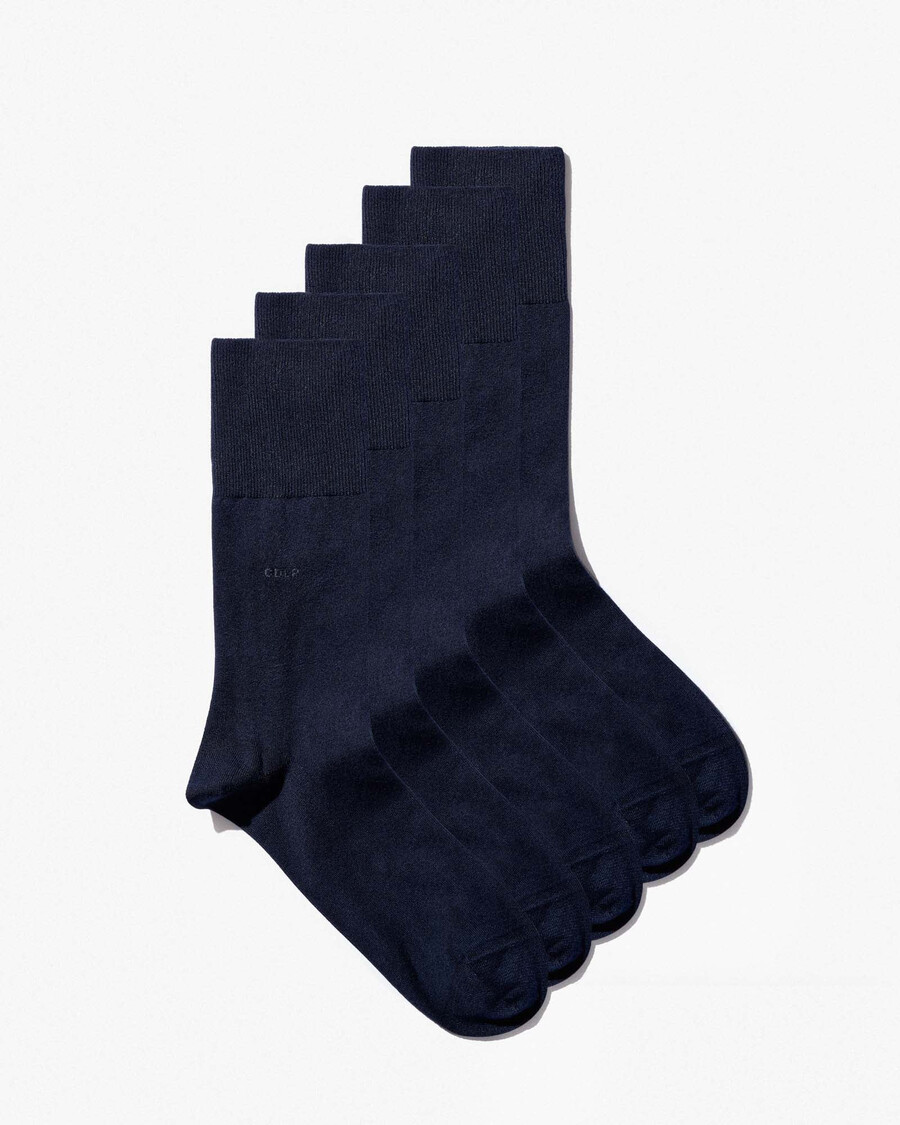 10 × herr medellånga bambusockor i marinblått shoppa—cdlp
