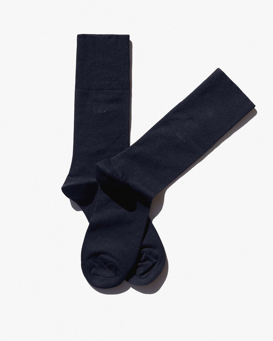10 × herr medellånga bambusockor i marinblått shoppa—cdlp