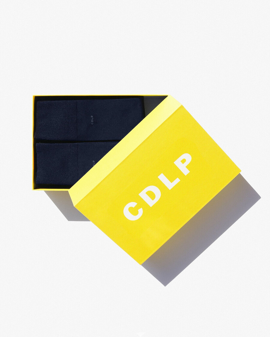 10 × herr medellånga bambusockor i marinblått shoppa—cdlp