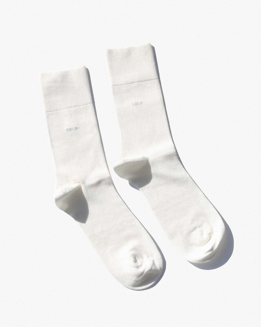 5 × herr medellånga bambusockor i vitt handla nu — cdlp