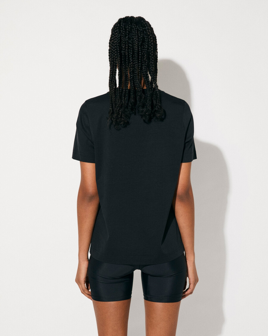 dammelk t-shirt i svart handla nu — cdlp