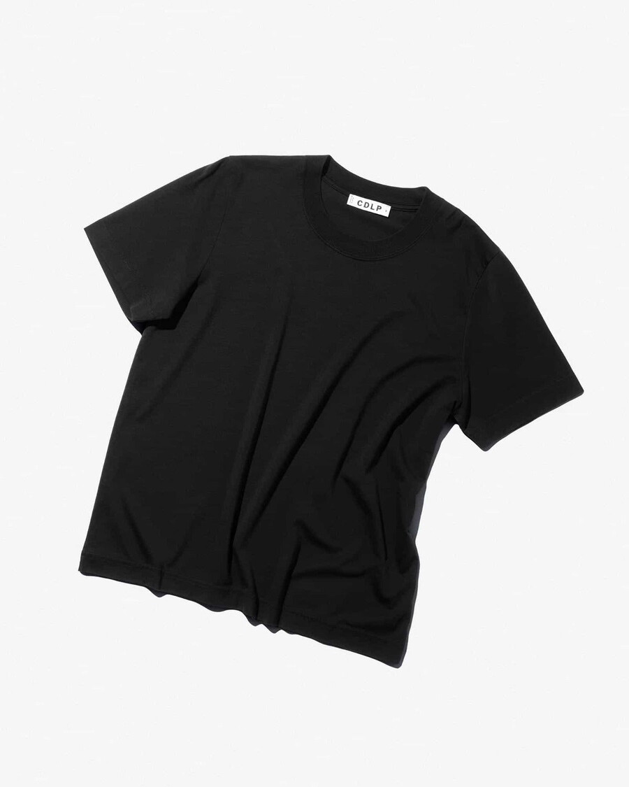 dammelk t-shirt i svart handla nu — cdlp