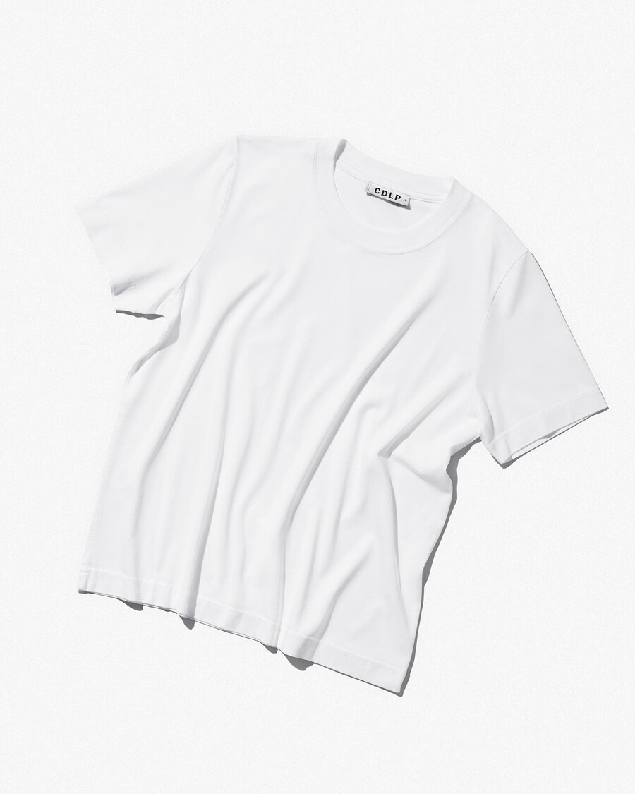 2 x dam mellanvikts-t-shirt i vitt svart handla — cdlp