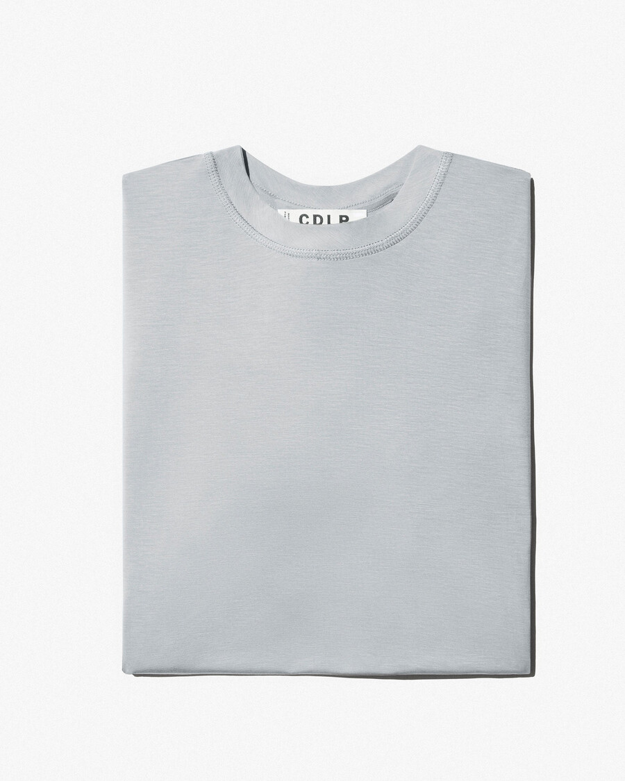 lätt långärmad t-shirt för kvinnor i cement shoppa—cdlp