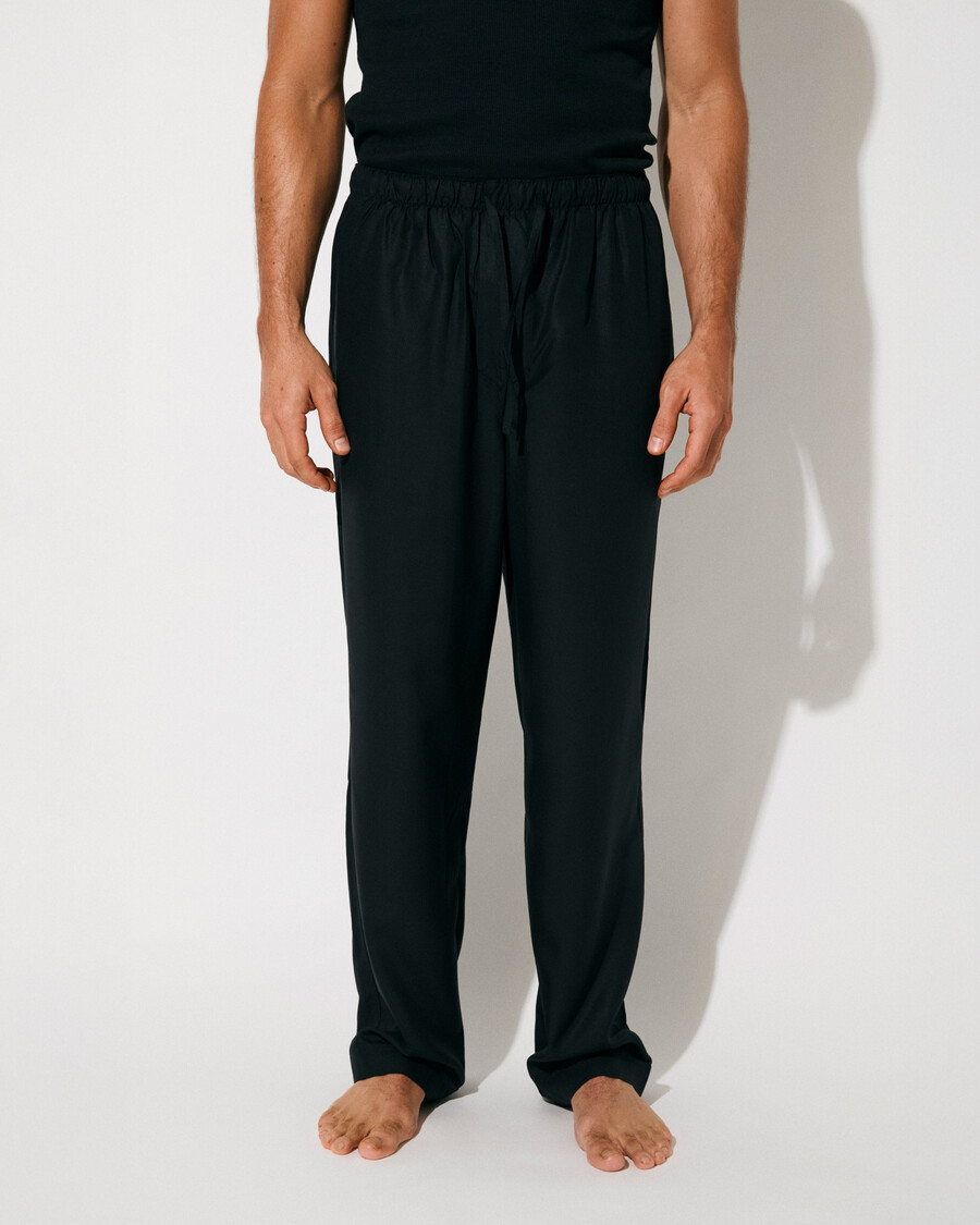 herrpyjamasbyxor i svart handla nu — cdlp