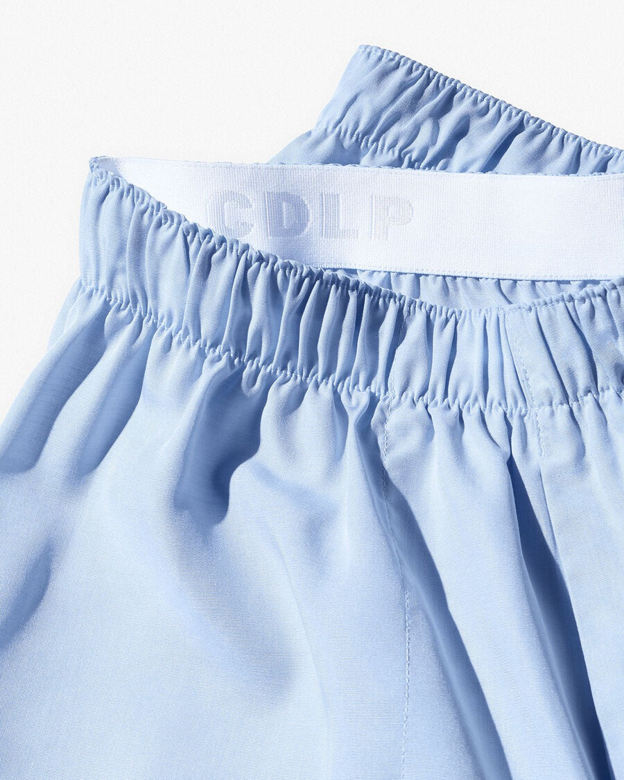 herrvävda boxershorts klassiska i himmelsblått shoppa — cdlp