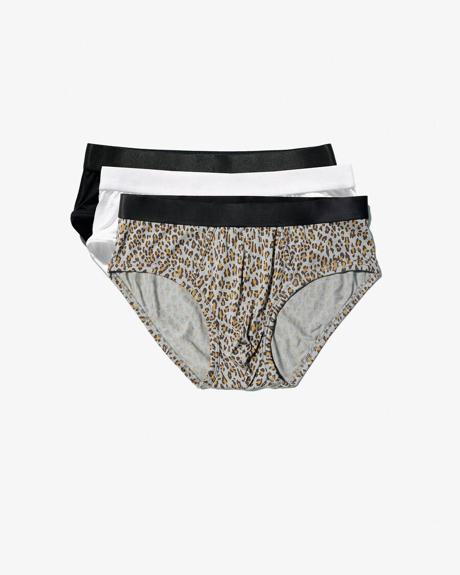 12 × herr y-kalsonger i mocca leopard svart vit handla nu — cdlp